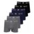 Kit 6 Cueca Masculina Boxer Microfibra Lisa Polo Wear