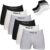 Kit 6 Cuecas Boxer Algodao Polo 781 e 3 Pares Meia M4 Premium
