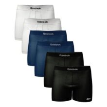 Kit 6 Cuecas Boxer Reebok Sem Costura