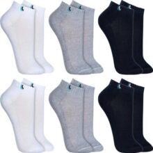 Kit 6 Pares Meias Lupo Soquete Cano Baixo