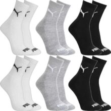 Kit 6 Pares Meias Puma Cano Médio Alto