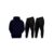 Kit Blusa De Frio Canguru Com Capuz e 2 Calça Jogger Moletom