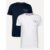Kit Camiseta Tommy Hilfiger Logo Azul Marinho/branco