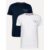 Kit Camiseta Tommy Hilfiger Logo Azul Marinho/branco