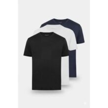 Kit Camisetas Aramis Estampa Assinatura Preta/cáqui