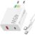 Kit Carregador Turbo 45W com Cabo Tipo-C, Fonte USB-C Bivolt Homologada pela Anatel, Carregador Rápido para I.phone, Android, Xiaomi e Tablets