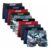 Kit Com 10 Cuecas Boxer Adulto