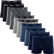 Kit Com 10 Cuecas Boxer Algodão Cotton Masculina Adulto Mash