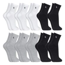 Kit Com 10 Pares De Meias Cano Médio Lupo