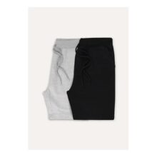 Kit Com 2 Bermudas Básicas Masculinas Em Moletom Hering