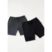 Kit Com 2 Bermudas Básicas Masculinas Em Moletom Hering