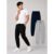 Kit com 2 Calças Moletom Jogger Slim