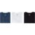 Kit Com 3 Camisetas Masculinas Básicas Slim Gola V Hering