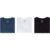 Kit Com 3 Camisetas Masculinas Básicas Slim Gola V Hering