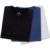 Kit Com 3 Camisetas Masculinas Básicas Slim Gola V – Multicolorido