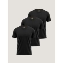 Kit Com 3 Camisetas Masculinas Slim Gola V Hering