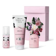 Kit com 3 itens Boticário Deleite Cuide-se Bem