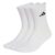 Kit com 3 Pares Meias Adidas Esportivas