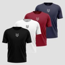 Kit com 4 Camisetas Dry Lobo Alpha