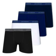 Kit com 4 Cuecas Boxer Lupo Algodão