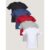 Kit Com 5 Camisetas Masculinas Lisa Multicolorida