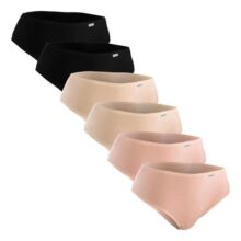 Kit Com 6 Calcinhas Larga Algodão Adulto Confortável Delrio