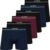 Kit com 6 Cuecas Lupo Boxer Sem Costura Microfibra