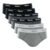 Kit Com 6 Cuecas Slip Mash Em Algodão Lisa Basica Original