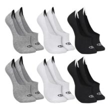Kit Com 6 Pares De Meias Algodão Invisível Casual Olympikus