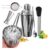 Kit com 7 Peças Inox Coqueteleira Caipirinha 500ml