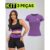 Kit Conjunto Fitness Feminino + Camiseta Roupa Academia