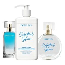 Kit Creme Hidratante Colônia Perfume Capilar Celestial Glow Barbour’s Beauty