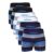 Kit De 6 Cuecas Masculinas 847 Boxer Listradas Zorba
