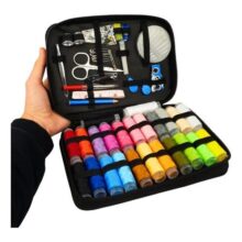 Kit de costura e linhas com 90 peças completo Nybc
