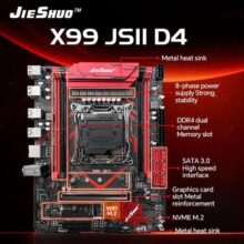 Kit de Placa-Mãe JIESHUO X99-JS11 LGA2011-3 com Suporte para DDR4 16GB 2133MHz Dual Channel para Rig de Jogos PC com Xe
