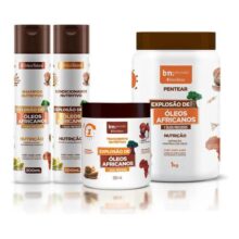 Kit Explosão De Óleos Africanos Beleza Natural