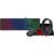 Kit Gamer Redragon Gaming Essentials S166 RGB 4-em-1 Teclado Membrana, Mouse, Mousepad e Headset