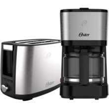 Kit Inox Cafeteira 0,75l E Torradeira Oster – 127v