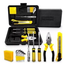 Kit Jogo De Ferramentas Com Maleta Completa 11 Pçs Titanium Platina – Presenteavel