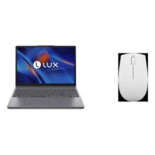 Kit Lenovo: Notebook Ideapad I5 8gb 1tb Ssd 15.3 Fhd Linux Cinza + Mouse Sem Fio 300 Branco