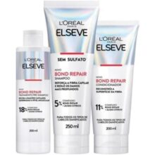 Kit L’Oréal Paris Elseve Bond Repair Shampoo + Condicionador + Pré Shampoo