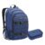 Kit Mochila Estojo Masculina Compartimento Notebook
