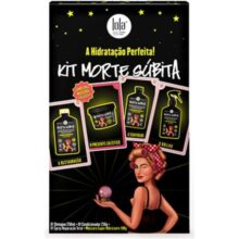 Kit Morte Súbita (Shampoo, Condicionador, Spray Reparação 250ml + Máscara 100g), Lola Cosmetics