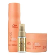 Kit Nutri Enrich Shampoo, Máscara E Oil Reflections – Wella