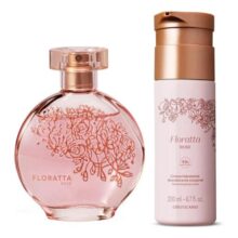 Kit O Boticário Floratta Rose: Colônia 75ml + Creme Corporal 200ml