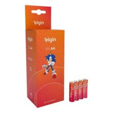 Kit Pilha De Zinco AA Comum Elgin Caixa Com 40 Unidades