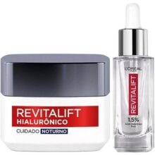 Kit Sérum Preenchedor Facial Anti-idade 30ml + Creme Facial Anti-Idade L’Oréal Paris Revitalift Hialurônico 49g