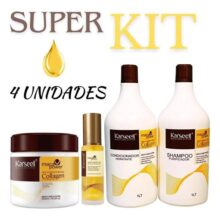 Kit Shampoo Condicionador Karseell Collagen 1l Máscara 500g