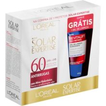 Kit Solar Expertise Facial Antirrugas + Gel De Limpeza Retinol