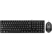 Kit Teclado e Mouse com Fio CF50 1200DPI Preto Multi – TC309